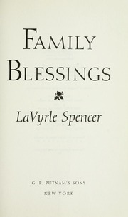 Cover of edition familyblessings00spen
