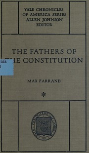 Cover of edition fathersofconstit00farriala