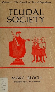 Cover of edition feudalsociety0001bloc