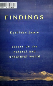 Cover of edition findingsessayson00jami