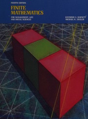 Cover of edition finitemathematic0000barn