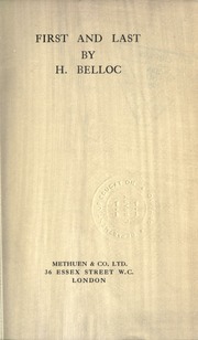 Cover of edition firstlast00belluoft
