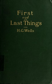 Cover of edition firstlastthingsc00well