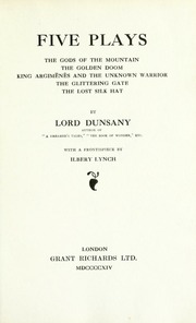 Cover of edition fiveplays00dunsuoft