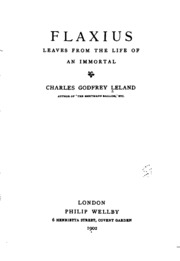 Cover of edition flaxiusleavesfr00conggoog