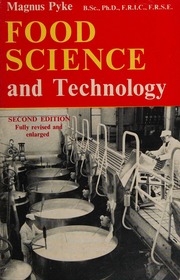 Cover of edition foodsciencetechn0000pyke_r0u3