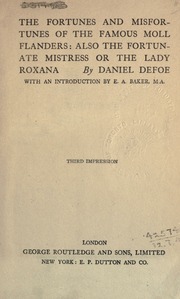 Cover of edition fortunesandmisfo00defouoft
