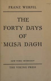 Cover of edition fortydaysofmusad0000werf