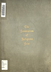 Cover of edition foundationoffear00unknuoft