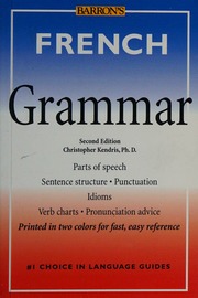 Cover of edition frenchgrammar0000kend