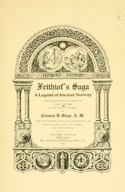 Cover of edition frithiofssagaleg00tegn