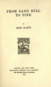 Cover of edition fromsandhillpine00hartrich