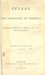 Cover of edition fusangdiscovery00lelarich