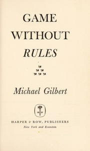 Cover of edition gamewithoutrules00gilb_0