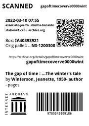 Cover of edition gapoftimecoverve0000wint
