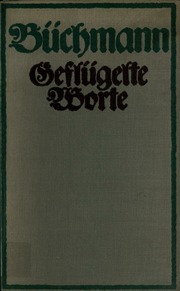 Cover of edition geflgelteworte00bcuoft