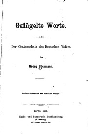 Cover of edition geflgelteworted06bcgoog