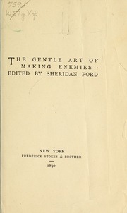 Cover of edition gentleartofmakin1909whis