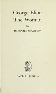 Cover of edition georgeeliotwoman0000crom