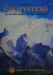 Cover of edition geosystemsintrod0000chri_q8n8