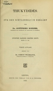 Cover of edition geschichte02thuc