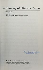 Cover of edition glossaryoflitera0000abra_e1a8