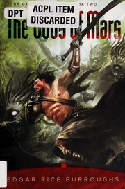 Cover of edition godsofmars0000burr