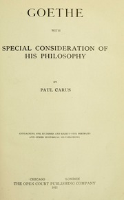 Cover of edition goethewithspecia00caru
