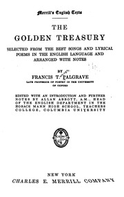 Cover of edition goldentreasurys01palggoog