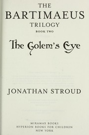 Cover of edition golemseye00stro