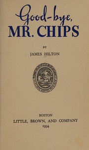Cover of edition goodbyemrchips0000unse