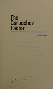 Cover of edition gorbachevfactor0000brow