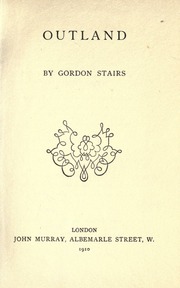 Cover of edition gordonstairs00austrich