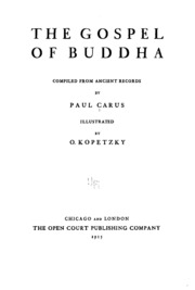Cover of edition gospelbuddha00carugoog