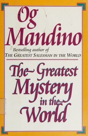 Cover of edition greatestmysteryi0000mand