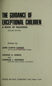 Cover of edition guidanceofexcept00gowa