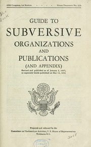 Cover of edition guidetosubversiv1957unit