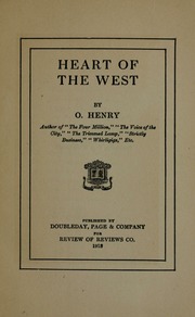 Cover of edition heartofwest00henr