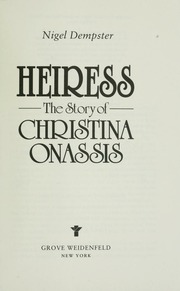 Cover of edition heiressstoryofch00demp