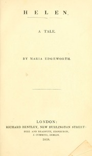 Cover of edition helentale00edgeuoft