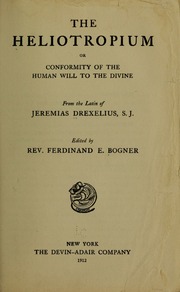 Cover of edition heliotropiumorco00drex