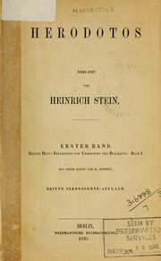 Cover of edition herodotosv1v2hero