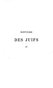 Cover of edition histoiredesjuif02graegoog