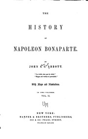 Cover of edition historynapoleon01unkngoog