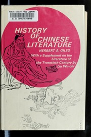 Cover of edition historyofchinese00gile
