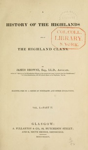 Cover of edition historyofhighlan12brow
