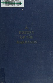 Cover of edition historyofmarrano0000roth_p0a0