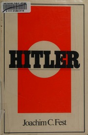 Cover of edition hitler0000fest