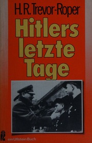 Cover of edition hitlersletztetag0000trev