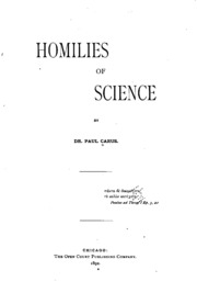 Cover of edition homiliesscience00carugoog